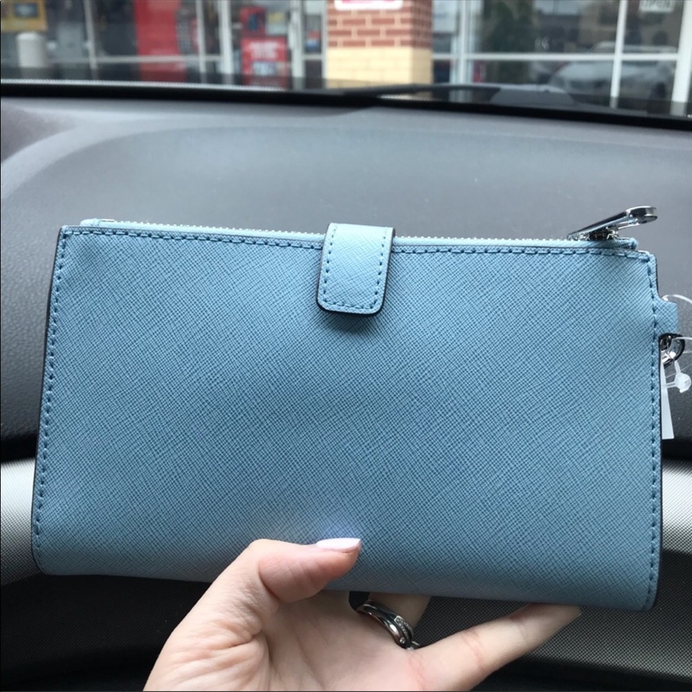 NWOT MICHAEL KORS DOUBLE ZIP WALLET - Picture 4 of 6
